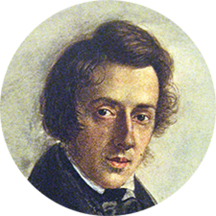 Musiknoten von Chopin