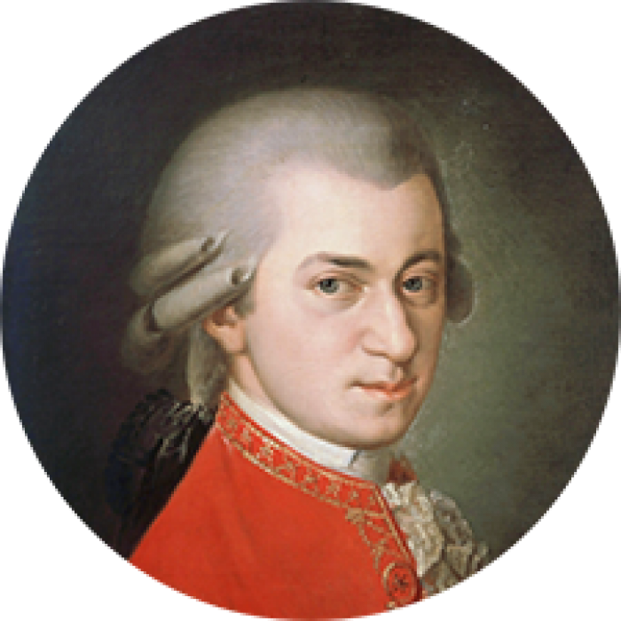 Musiknoten von Wolfgang Amadeus Mozart