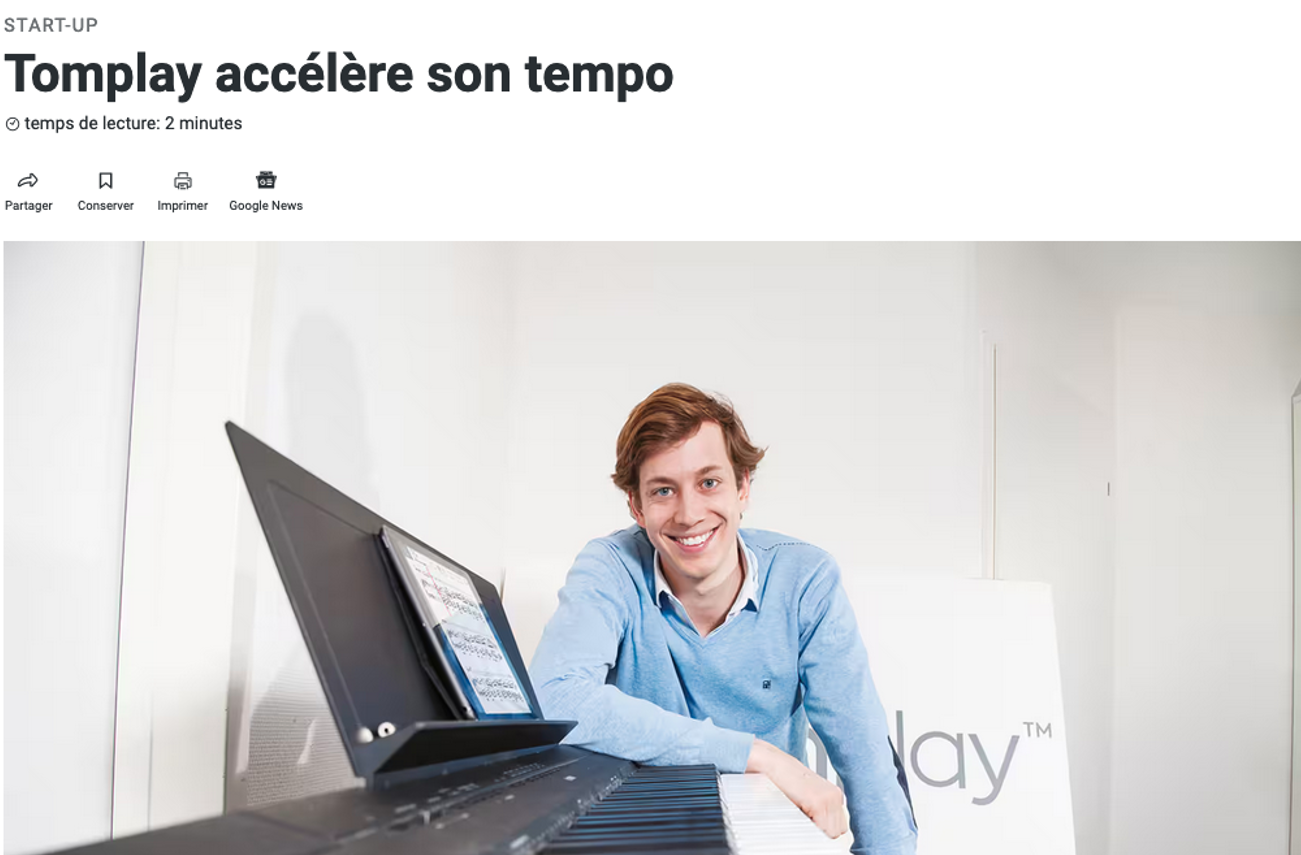 PME magazine - Tomplay accélère son tempo