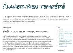Clavier bien tempéré